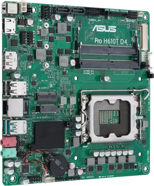 ASUS PRO H610T D4-CSM Thin mini-ITX H610 business motherboard with enhanced secu 3