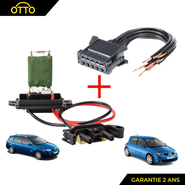 Kit Réparation Connectique Résistance Chauffage Renault Megane II (2002-2008) - Neuf Sous Emballage