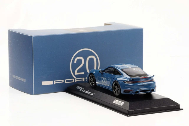 Minichamps 1/43 Porsche 911 Turbo 930 50 Ans Noir - Édition Limitée