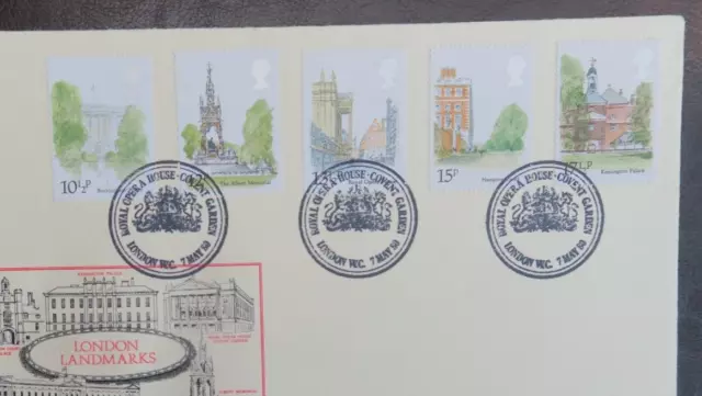 1980 Philart Red Fdc - London Landmarks Stamps - Royal Opera House London Wc 2