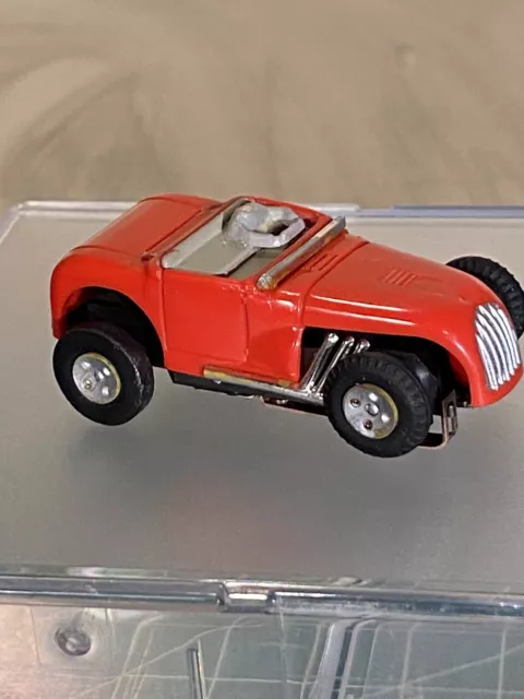 Vintage Aurora Tjet Hot Rod Roadster HO Slot Car Tested Runs Clean