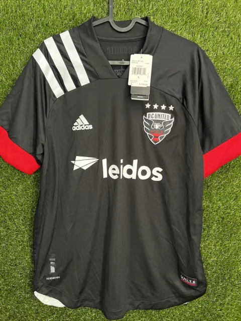 DC United MLS 2020/21 Adidas Football Shirt Authentic Player Version BNWT LARGE