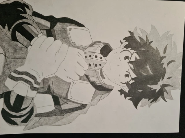 DESSIN IZUKU MIDORIYA - My hero academia EUR 10,00 - PicClick FR