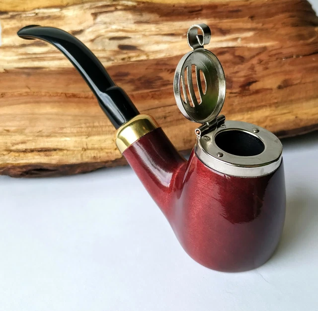 MR BROG TOBACCO smoking pipe Bent Billard No 21 handmade Pear Wood $32. ...