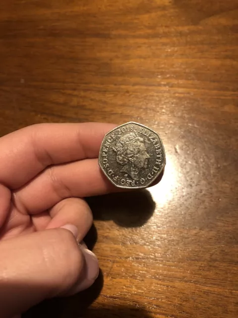 Rare Paddington Bear at the Station 2018 50p Fifty Pence Coin.