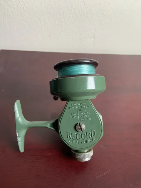 MADE IN SWITZERLAND – EARLY 1950s C SIEGRIST RECORD SPINNING REEL – Vintage  Fishing Tackle
