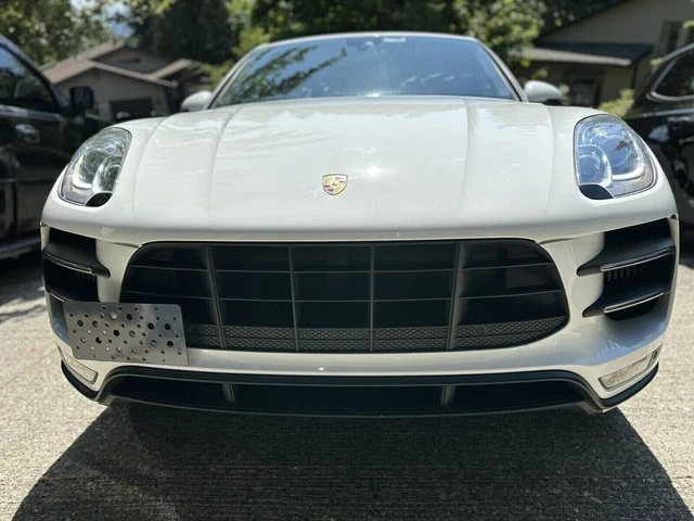 Bumper Tow Hook License Plate Tag Mount Bracket For Porsche Macan 2019-2021 New Bumper Tow Hook License Plate Tag Mount Bracket For Porsche Macan 2019-2021 New
