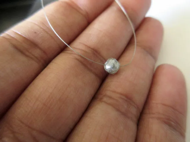 Perles de diamant à grand trou de 1 mm, taille du trou de 1 mm, énorme...