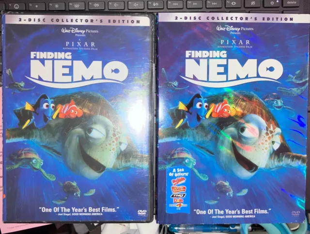 Finding Nemo (DVD, 2003, 2-Disc Set Collector's Edition), Walt Disney Movie New