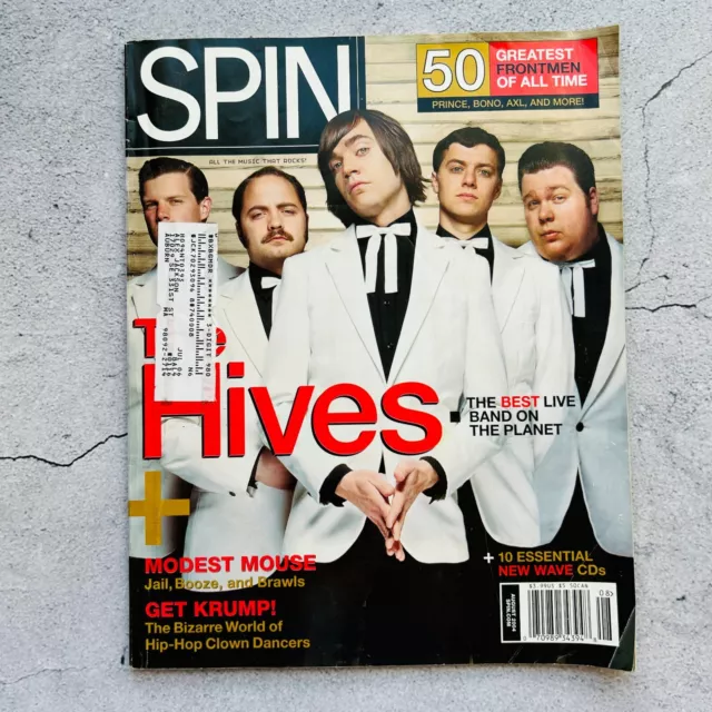 Spin Magazine The Music That Rocks The Hives Cover August 2004