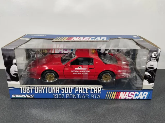 1:18 1987 Daytona 500 Pace Car Pontiac Trans Am GTA by Greenlight - US seller