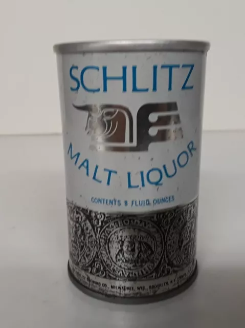 Schlitz Malt Liquor   1970   8oz Beer Can