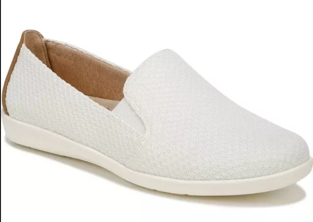 LifeStride Next Level Slip-ons Women's Shoes White Size 7.5