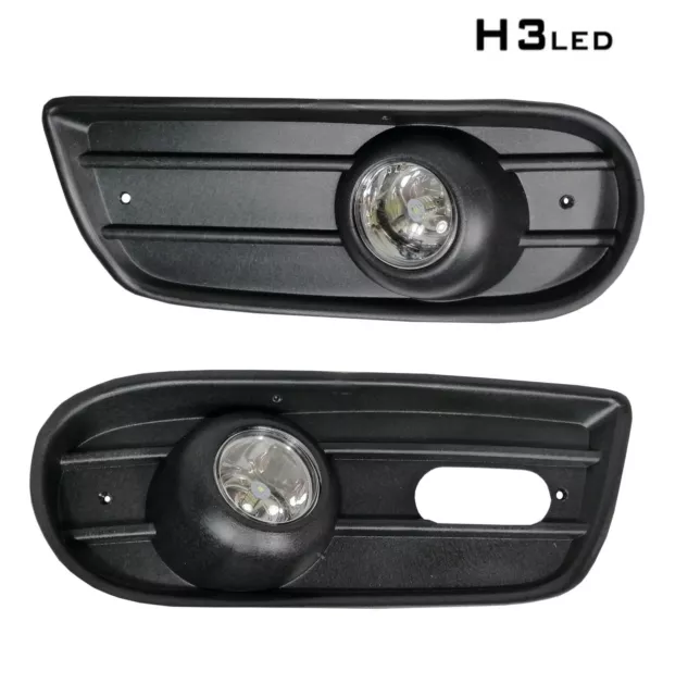 Vw Transporter T4 1996-2004 Grille & Led Fog Lights Lamps