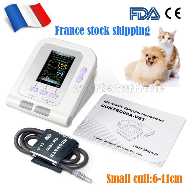 Digital Veterinärmedizin Blut Druck Monitor 6-11 Manschette Tierarzt SPO2 Sonde