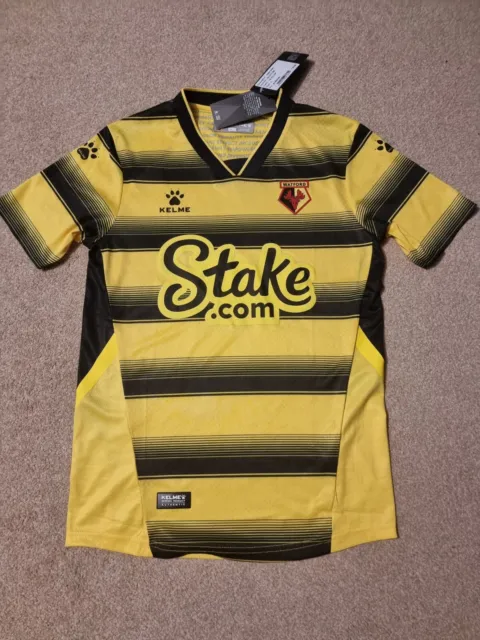 Watford FC 21/22 Home Shirt Size Small BNWT