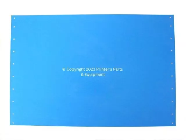 Blanket For AB Dick 375 (18-1/2" x 12-5/8") 10 Hole Punched / 3 Ply Blanket For AB Dick 375 (18-1/2" x 12-5/8") 10 Hole Punched / 3 Ply