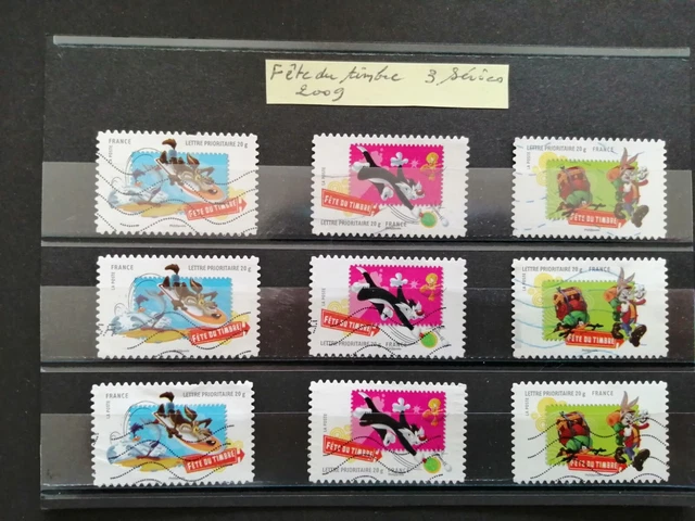 Timbres France Adhésifs Série 2009 fête du timbre