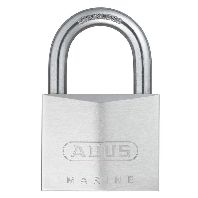 ABUS 75IB/50 KD Keyed Padlock,1 5/64 in,Rectangle,Silver