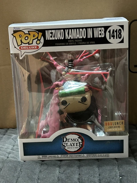 🔥Demon Slayer - In HAND New Nezuko In Web Glow Funko POP! #1418 SEE PICS