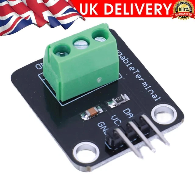 DS18B20 TEMPERATURE SENSOR Modules Plugable Terminal Adapter Useful For ...