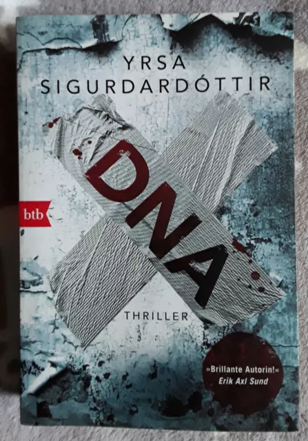 * YRSA SIGURDARDOTTIR * DNA * Taschenbuch * Krimi * Roman *