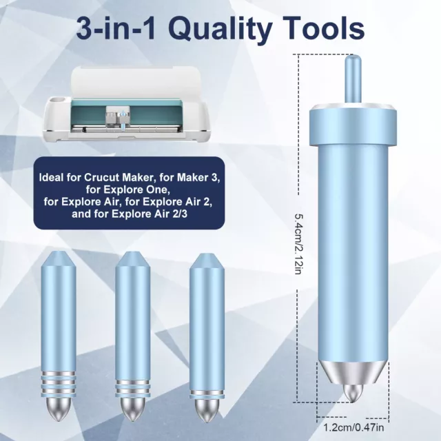 Foil Transfer Kit Replacement Portable Foil Transfer Tool with Blades UK≈