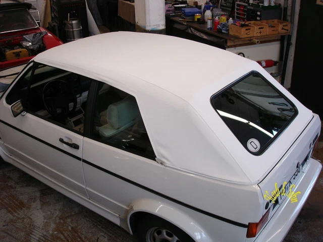 VW GOLF 1 (79 - 94) Cabrio Verdeck Montage Einbau Anleitung EBA EUR 12