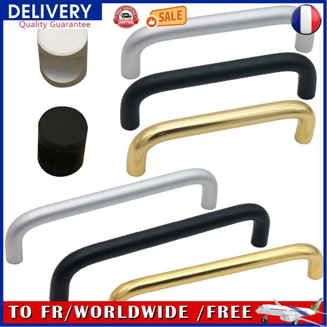 Space Aluminum Furniture Hardware Kitchen Cupboard Drawer Door Cabinet Handles