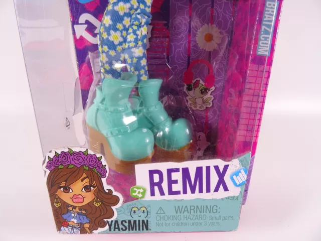 Bratz Remix Puppe Yasmin Dance Doll Kopfhörer NRFB neuwertig OVP selten (10823) 3