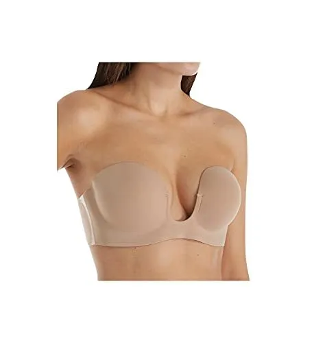 FASHION FORMS 291733 Voluptuous U Plunge Backless Strapless Bra Nude Size G  £32.32 - PicClick UK