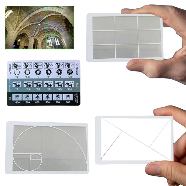 GOLDEN RATIO VIEWFINDER Viewfinder Art Tool Golden Ratio Viewfinder