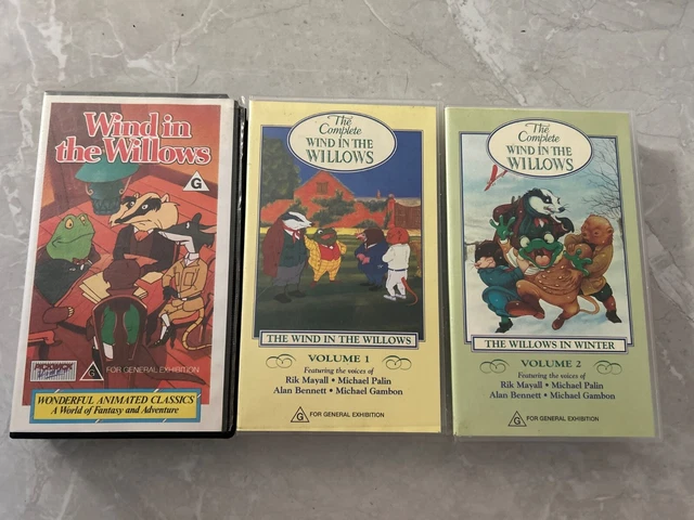 THE COMPLETE THE wind in the willows VHS - Volume 1 & 2 + Wind in the ...