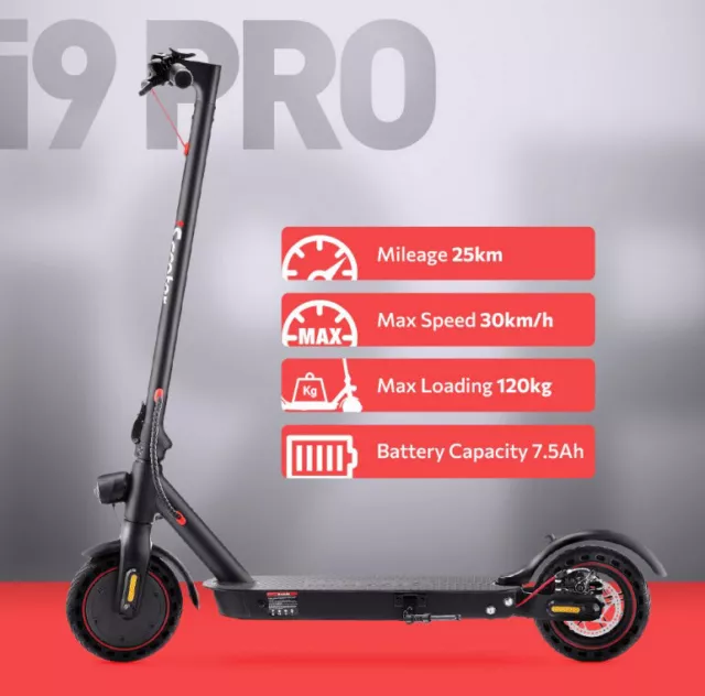 Monopattino elettrico iScooter i9Pro NUOVO 2023 350W Con App Smartphone