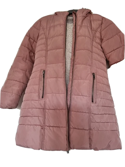 Giacca Cappotto Invernale Con Cappuccio Bambina Next Età 9 Anni Rosa Imbottita Con Cerniera Bambini