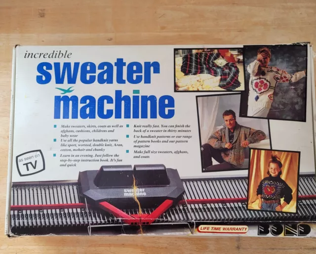 Vintage Bond Incredible Sweater Machine Knitting Machine