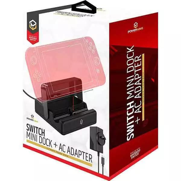 Nintendo Switch Powerwave Switch Mini Dock and AC Adapter NEW gaming accessory