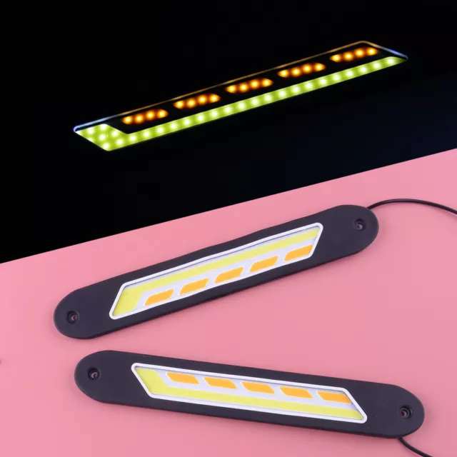 Car LED Daytime Running Light Strip DRL Driving Fog Turn Signal Lamp Universal