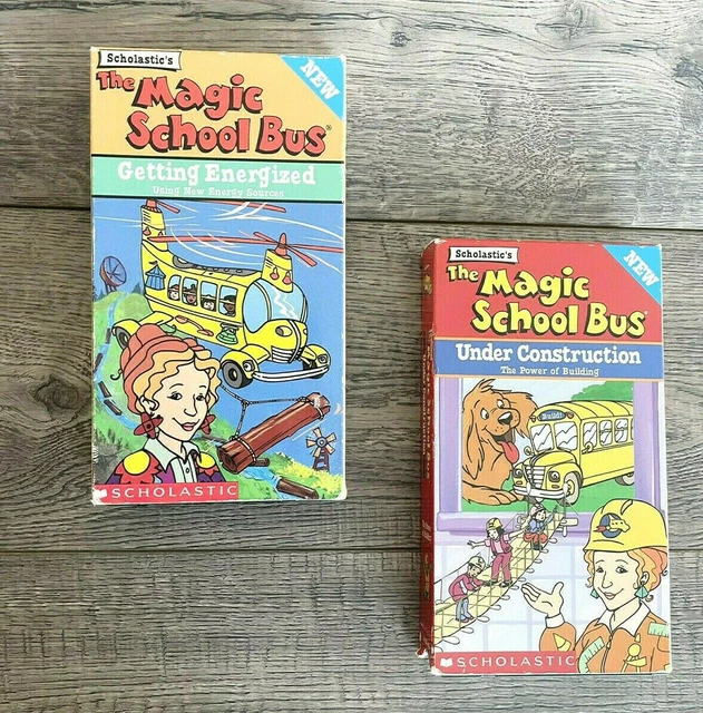 VHS THE MAGIC School Bus Cartoon Scholastic Under Construction Gerring ...