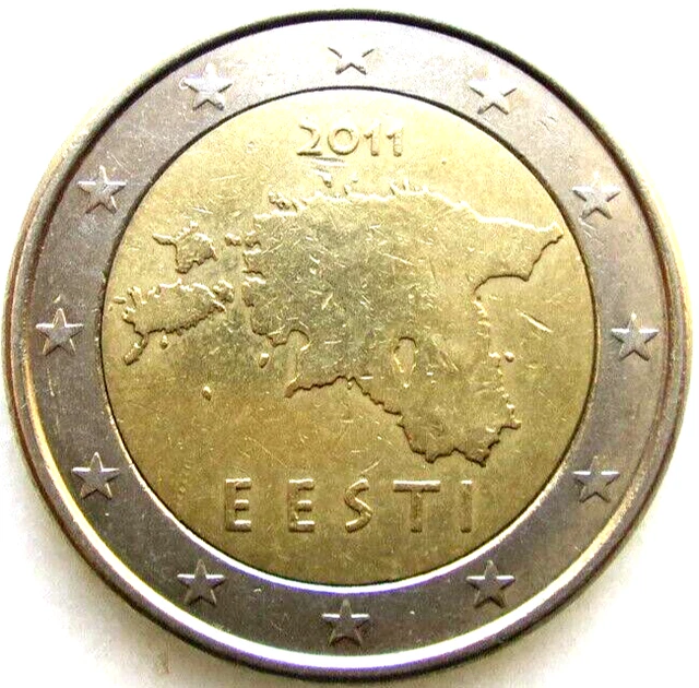 ESTONIA COIN, 2 EURO 2011, EESTI, Bi-Metallic