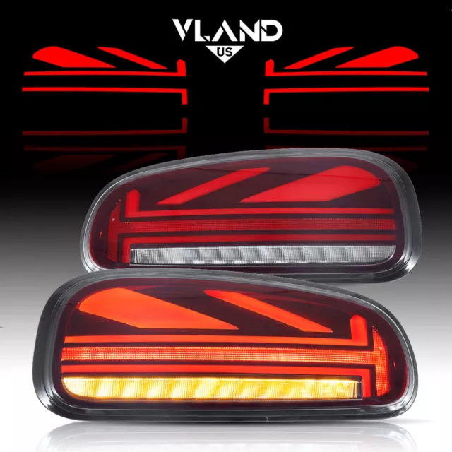 2 * Vland Für Mini Cooper Clubman F54 2014-2020 Rote LED Rückleuchten Montage