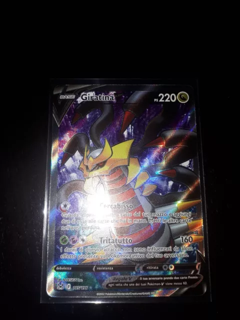 POKEMON GIRATINA V ASTRO 131/196 LOST ORIGIN CARD in Italian