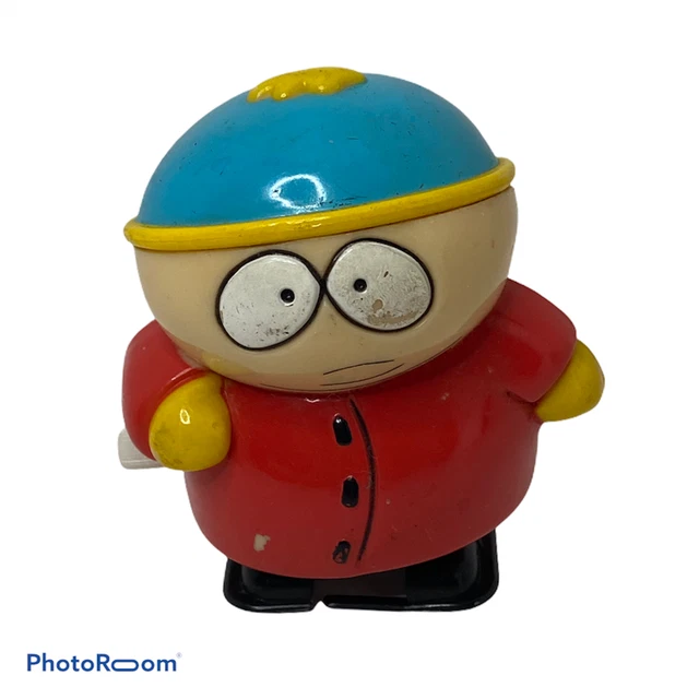 Cartman South Park Wind Up 1998 Comedy Central Toy WORKS BUT FEET DON'T MEET UP