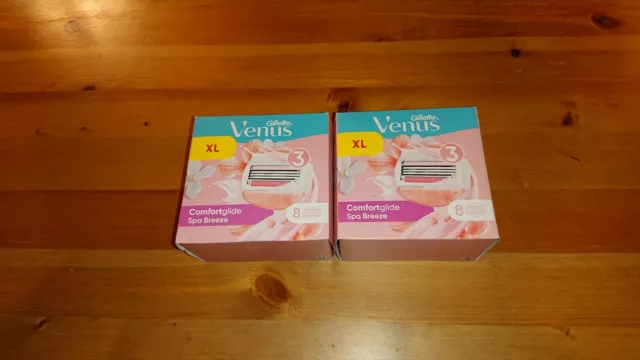 2 Scatole Da 8 Lame Donna Gillette Venus XL COMFORTGLIDE SPA BREZZA.