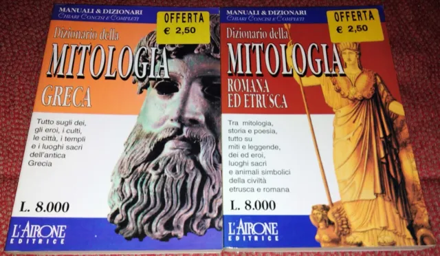 Dizionario Della Mitologia Greca + Romana Ed Etrusca (L'airone 1995)