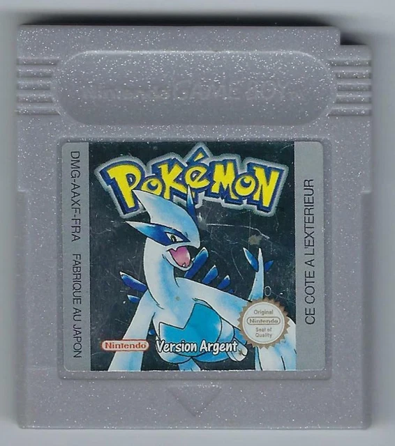 Jeu Pokémon Argent – Game Boy Color – Version Pile Neuve – En Très Bon état