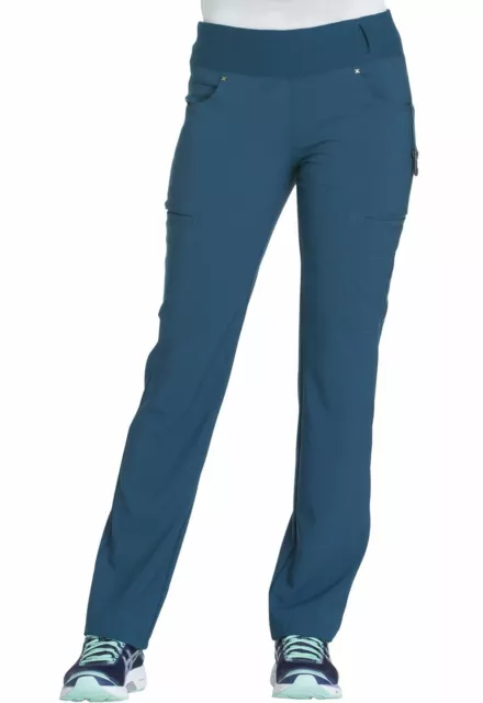 New Cherokee Women's iFlex Knit Waist Cargo Scrub Pant CK002