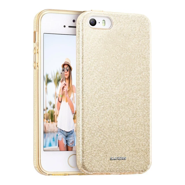 Téléphone Portable Housse Étui Pour apple IPHONE 5 S Se Silicone Glitter Coque