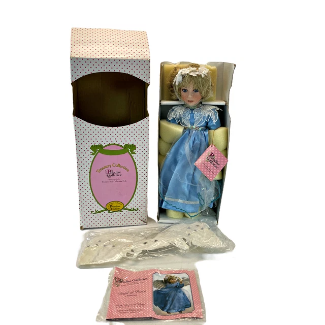 Paradise Galleries Treasury Collection Porcelain Doll Angel of Peace Premiere Ed