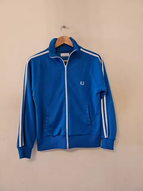 Womens Fred Perry Track Jacket Size Uk12 P2P20" In Superb Condition
